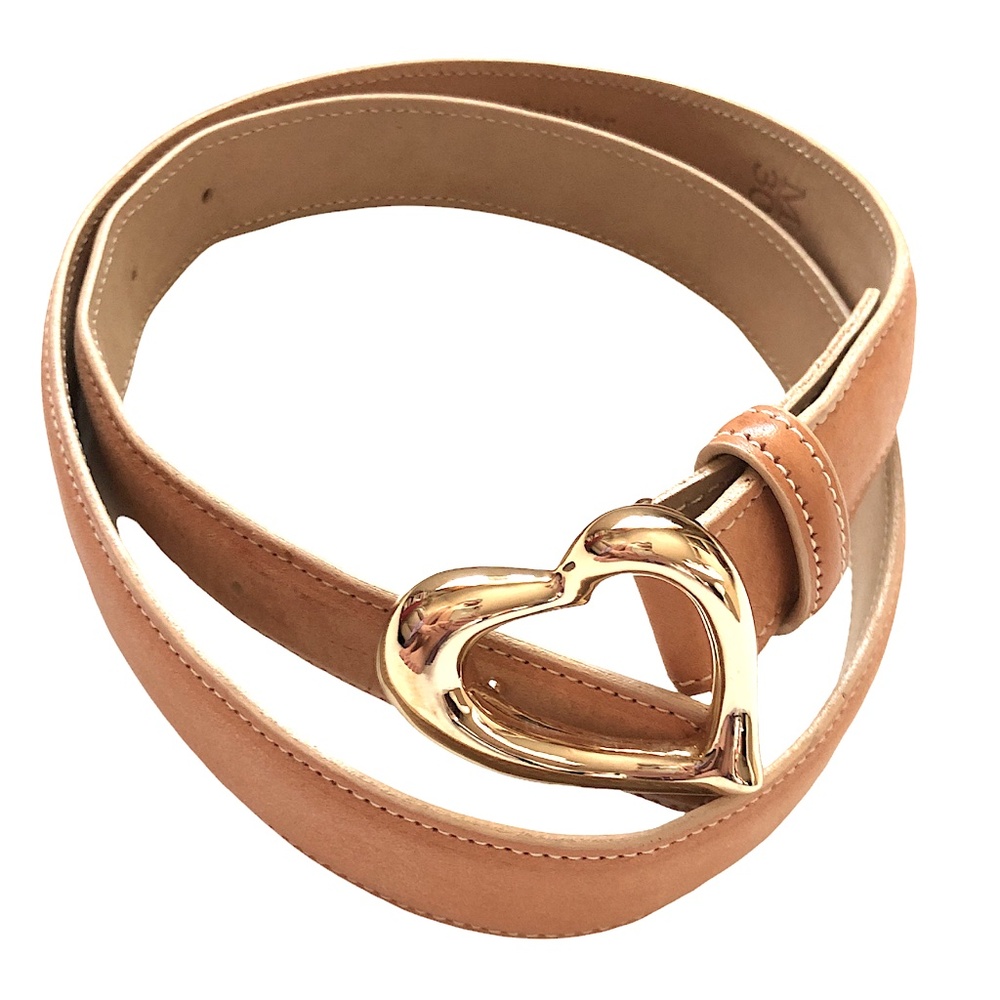 Carolee Buckle Handmade Leather Belt